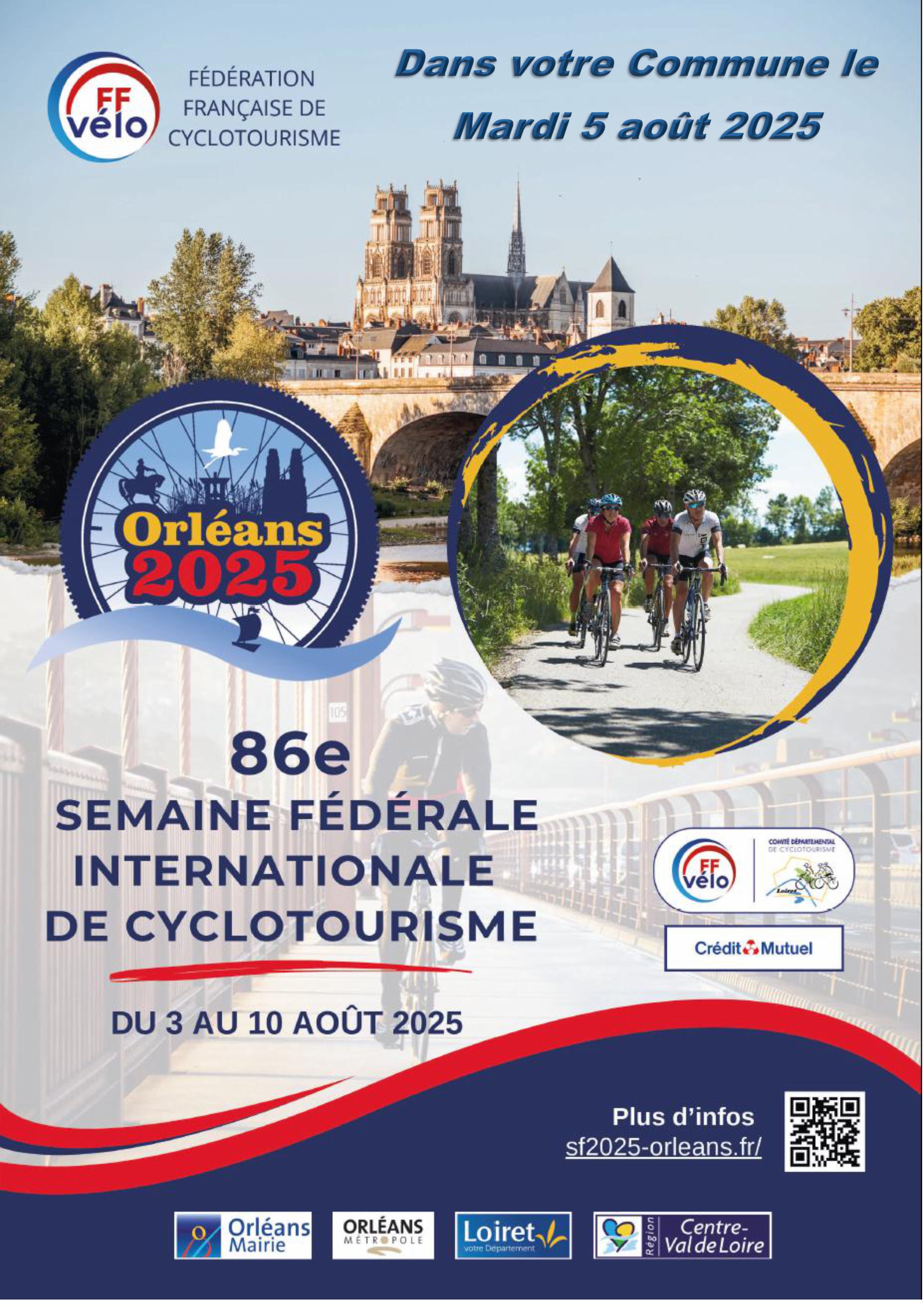 AFFICHE AOUT 2025 CYCLOTOURISME