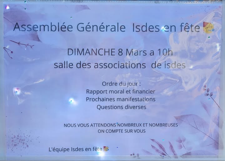 isdes en fete AG 2026